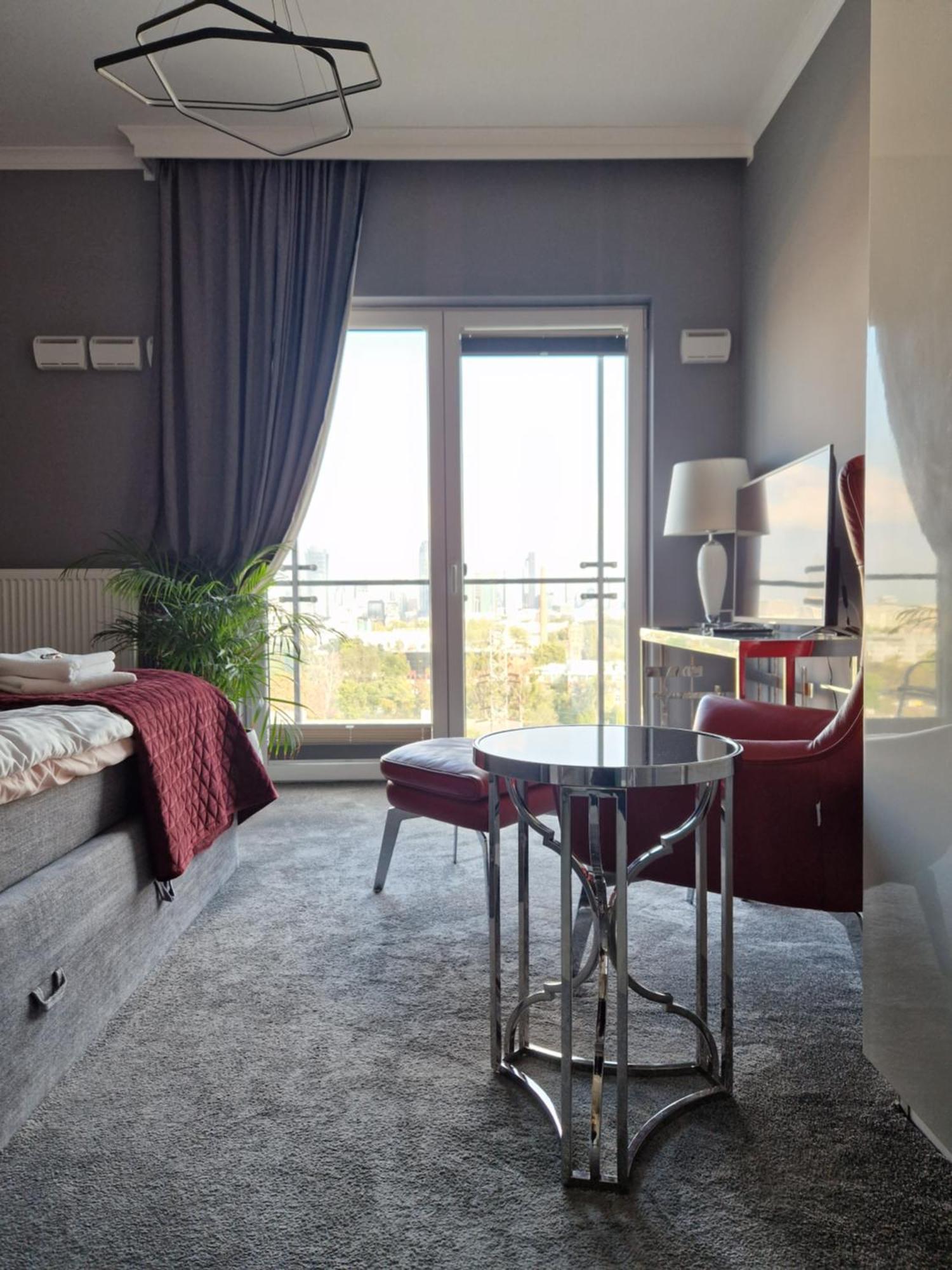 Apartamenty Wola Tower Na Prymasa - Z Widokiem Na City Warschau Buitenkant foto